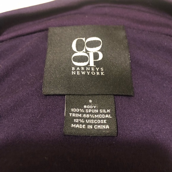Barney's COOP, Spun Silk, Purple Dress. Size Small, mint condition. BEST! - Picture 4 of 6